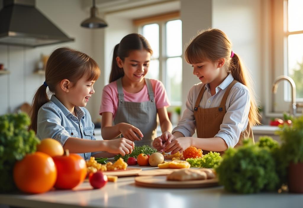 Gesunde Familienernährung und gemeinsames Kochen